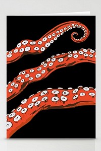 Octohug (3 Pack) Stationary Cards 