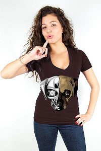 Women's Puginator Deep V (Brown)