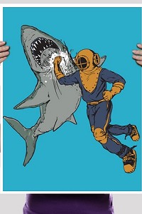 Shark Punch Poster