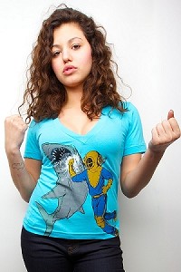 Women's Shark Punch Deep V