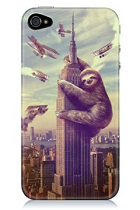 Slothzilla iPhone 4 & 4S Glossy Case 