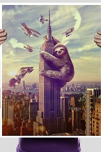 Slothzilla Poster